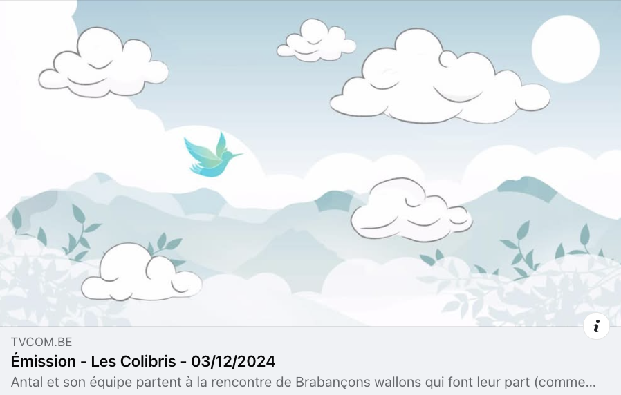 La vignette de l'émission Les Colibris de TV Com