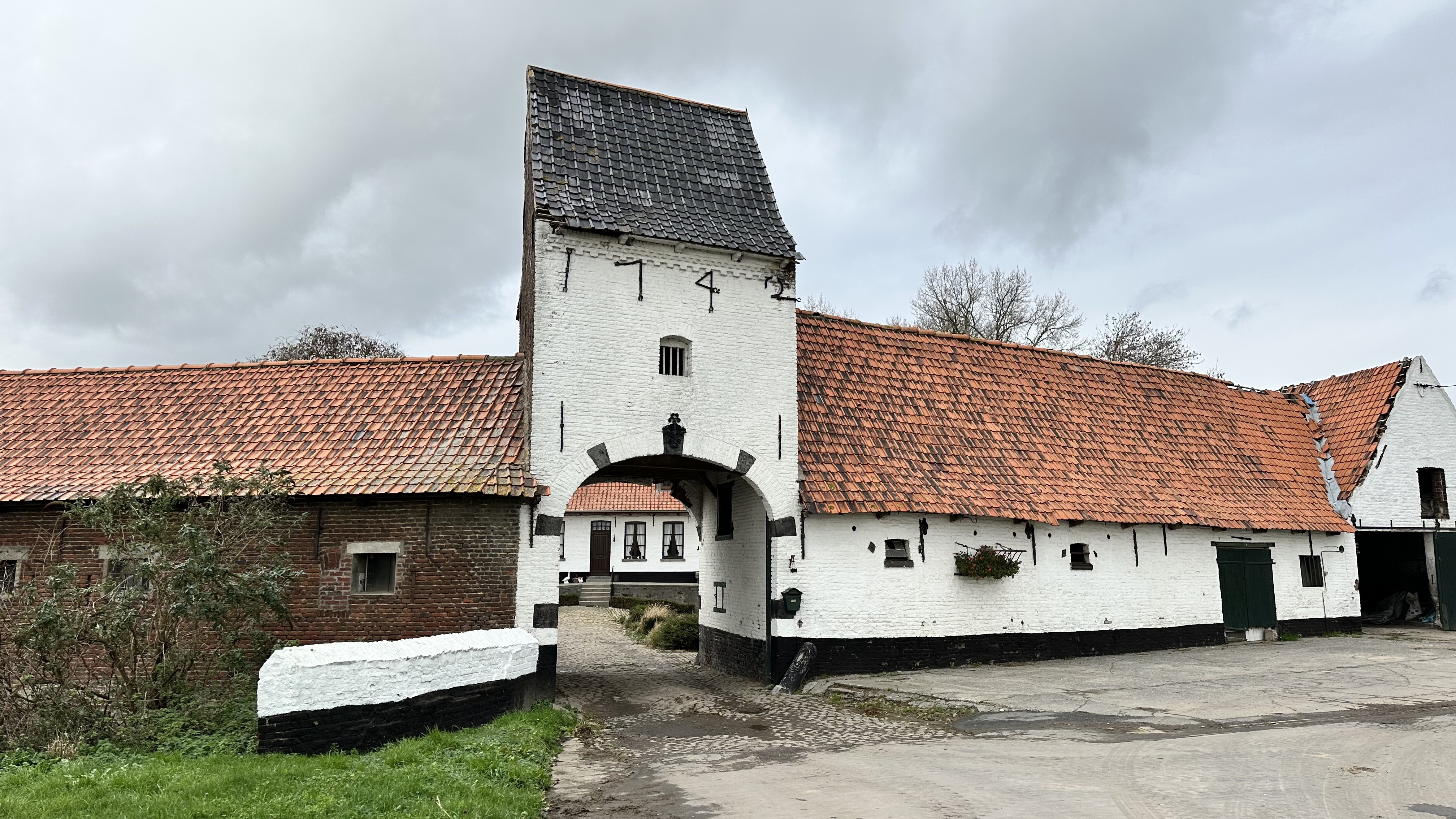 La Ferme de la Rouge-Croix de la famille Henno à Mouscron (Dottignies)