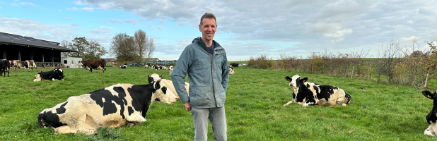 Benjamin Henno, polyculteur-éleveur à la Ferme de la Rouge-Croix à Mouscron