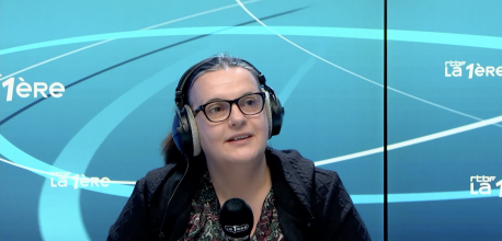 Véronique Tyberghien, journaliste de Tendances Première de la RTBF